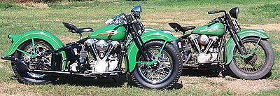 1938 Harley-Davidson Knuckelhead Matching Pair