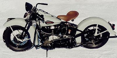 1944 Harley-Davidson Knuckelhead Left Side