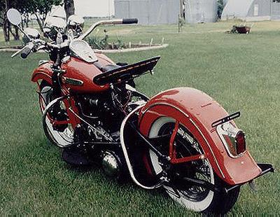 1947 Harley-Davidson Knucklehead Back