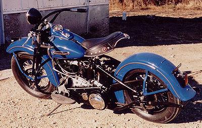 1947 Harley-Davidson Knucklehead Left Side