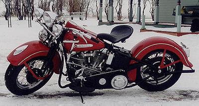 1948 Harley-Davidson Panhead Left Side