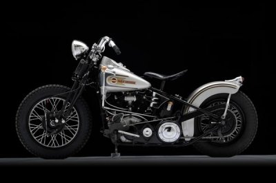 1946 Harley-Davidson EL Knucklehead Bobber Left Side