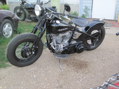 1953 Harley-Davidson Panhead Bobber Left Side