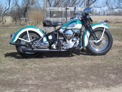 1946 Harley-Davidson Knucklehead FL Right Side