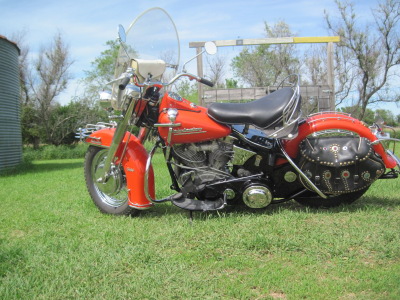 1953 Harley-Davidson Panhead Left Side