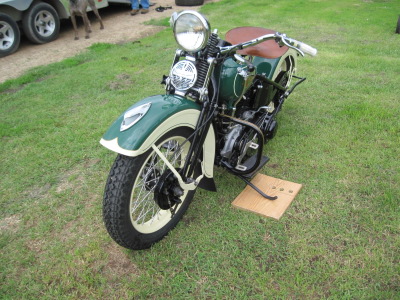 1936 Harley-Davidson Knuckelhead Front-Right