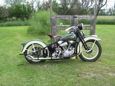 1936 Harley-Davidson Knuckelhead Right Side