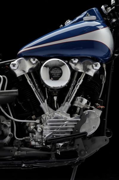 1946 Harley-Davidson FL Knucklehead Bobber Engine